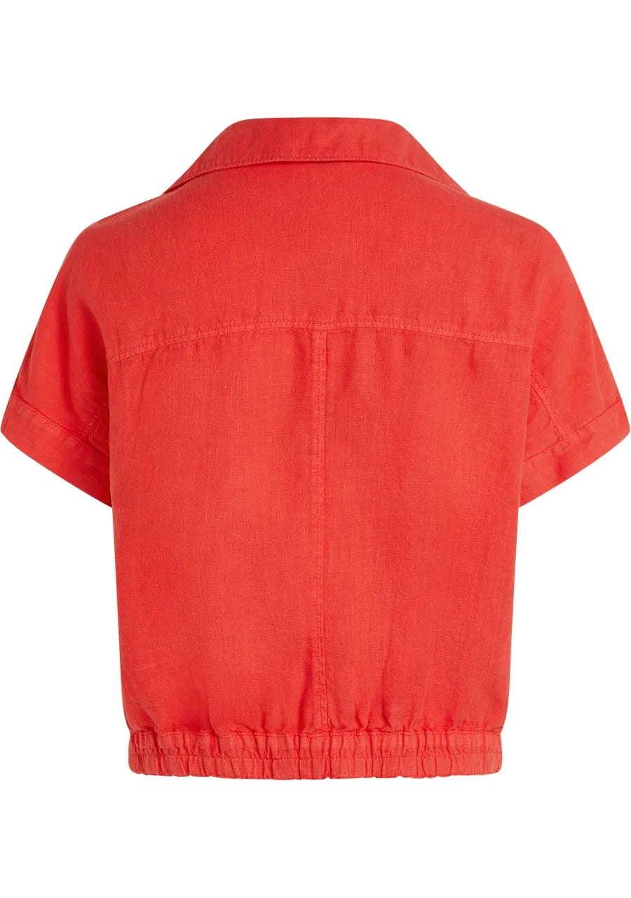 Penn & Ink | Blouse (S25Z717) - Pomegranate