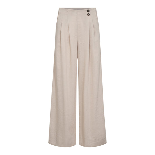 Co'Couture | EvaCC Pleat LL Pant - Walnut