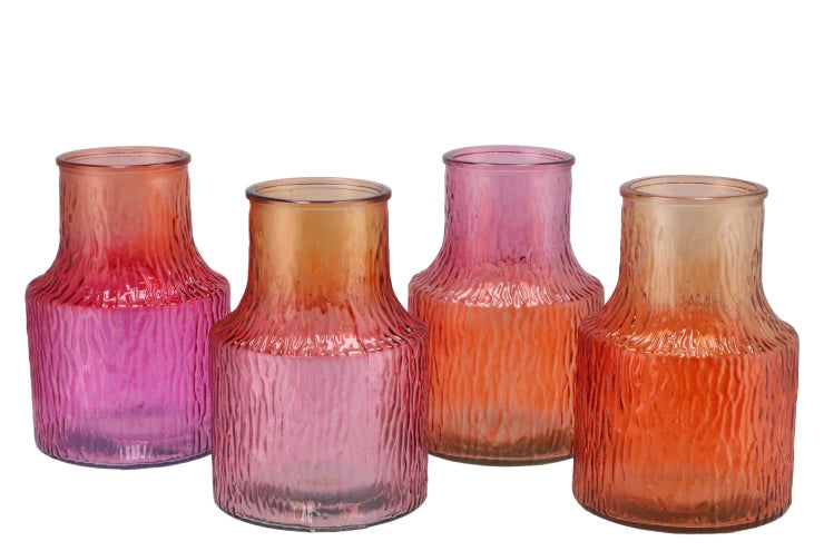 Daan Kromhout | Bicolore Mix Vase - Orange (14 x 20 cm)