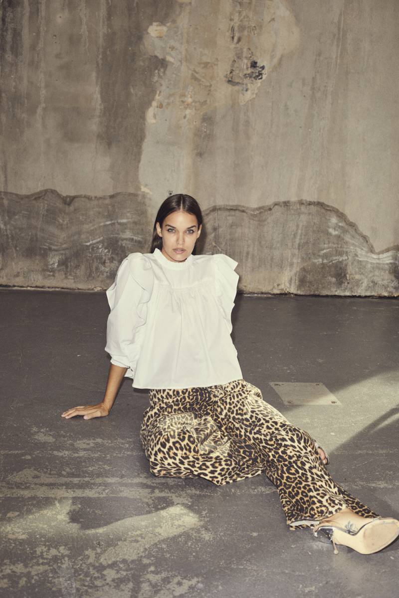 Co'Couture | LeoCC Denim Panel Long Pant – Khaki