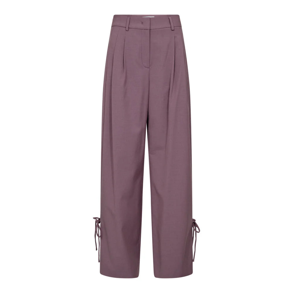 Co'couture | LiamCC String Pleat LL Pant - Old Rose