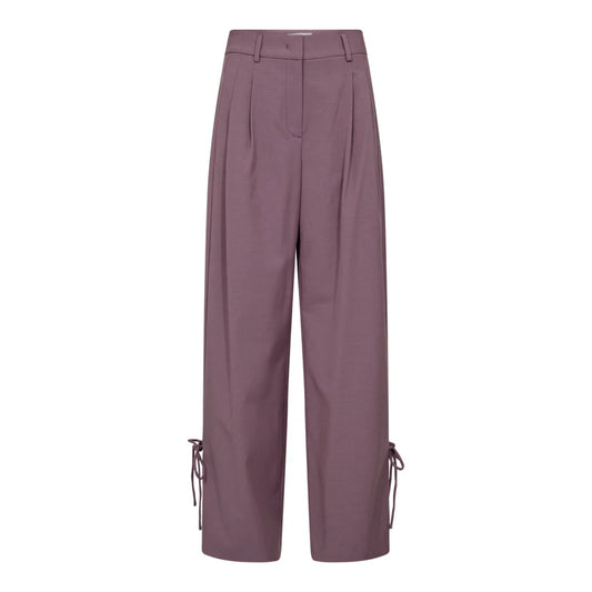 Co'couture | LiamCC String Pleat LL Pant - Old Rose