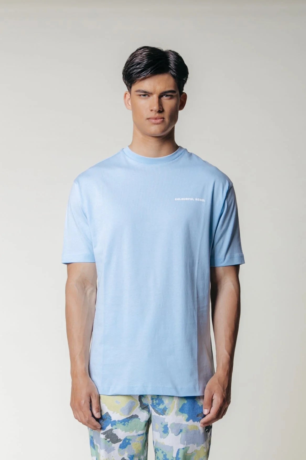 Colourful Rebel | Birds Tee - Light Sky Blue