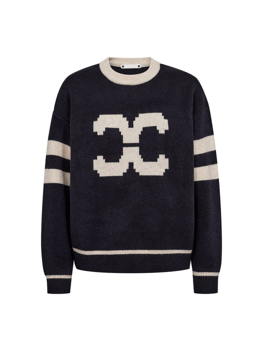 Co'Couture | RowCC Coco Logo Knit - Navy (500085)