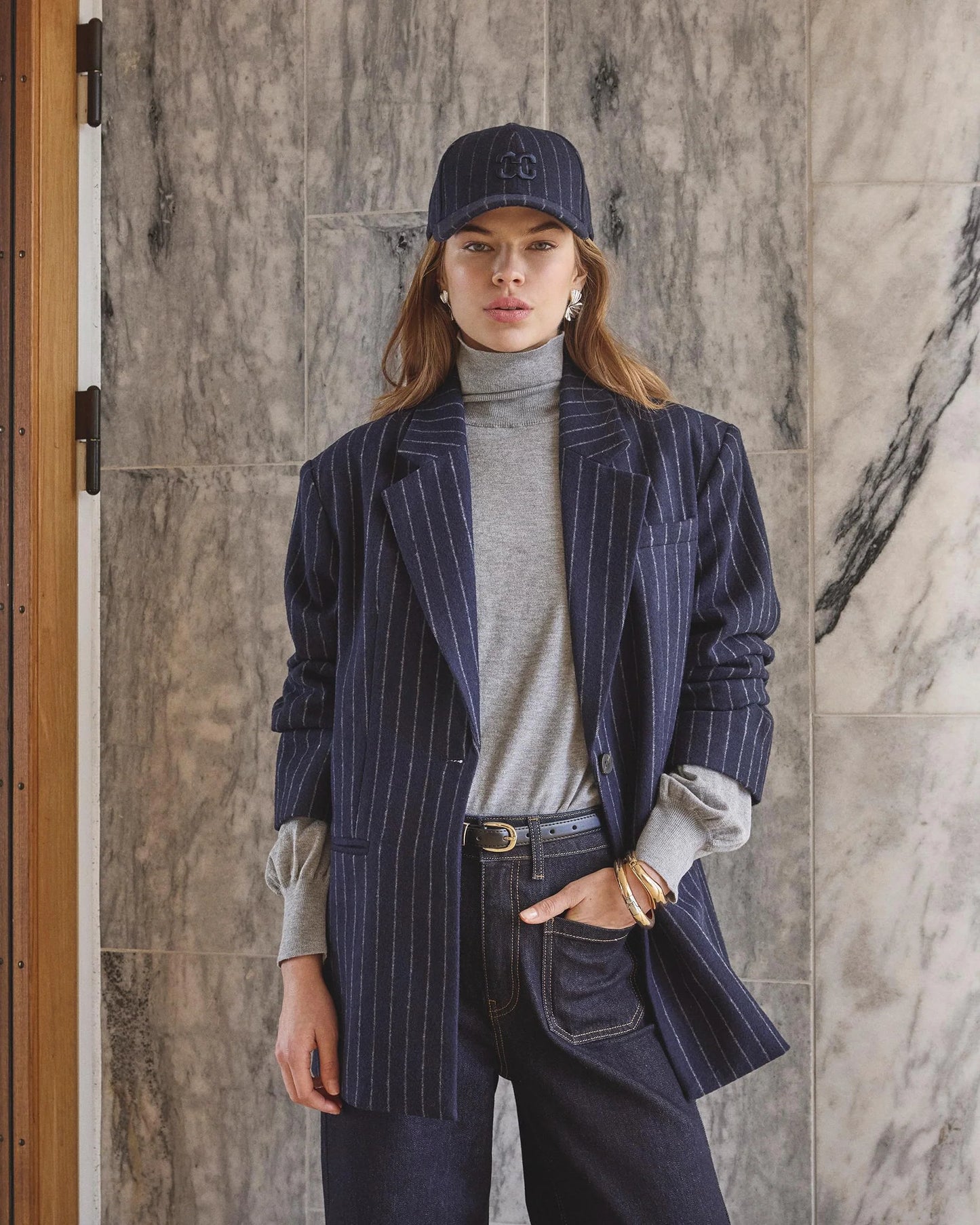 Co'Couture | NaidaCC Pin Cap - Navy (500132)