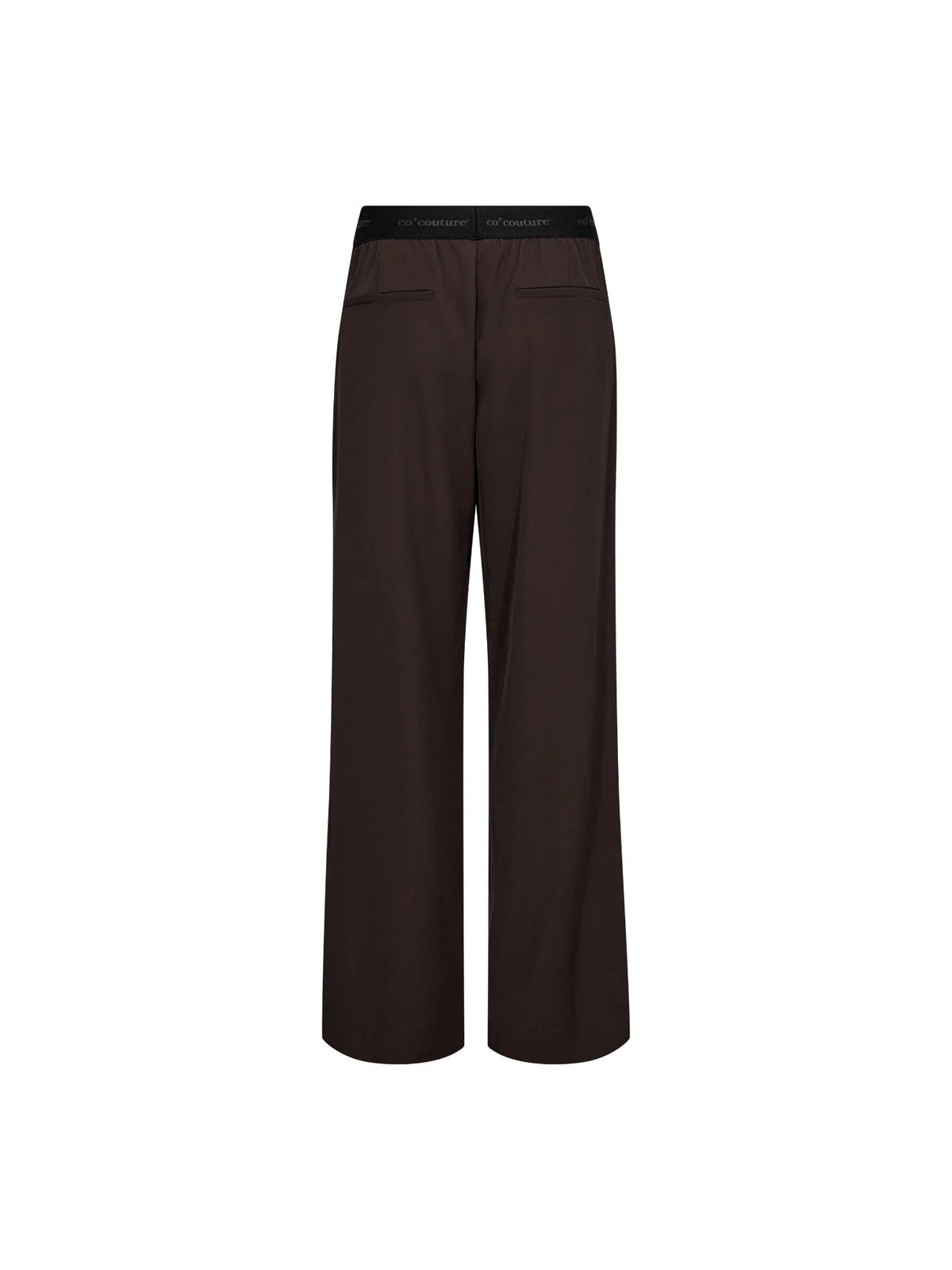 Co'Couture | AliniCC Logo Pant - Dark Brown (500148)