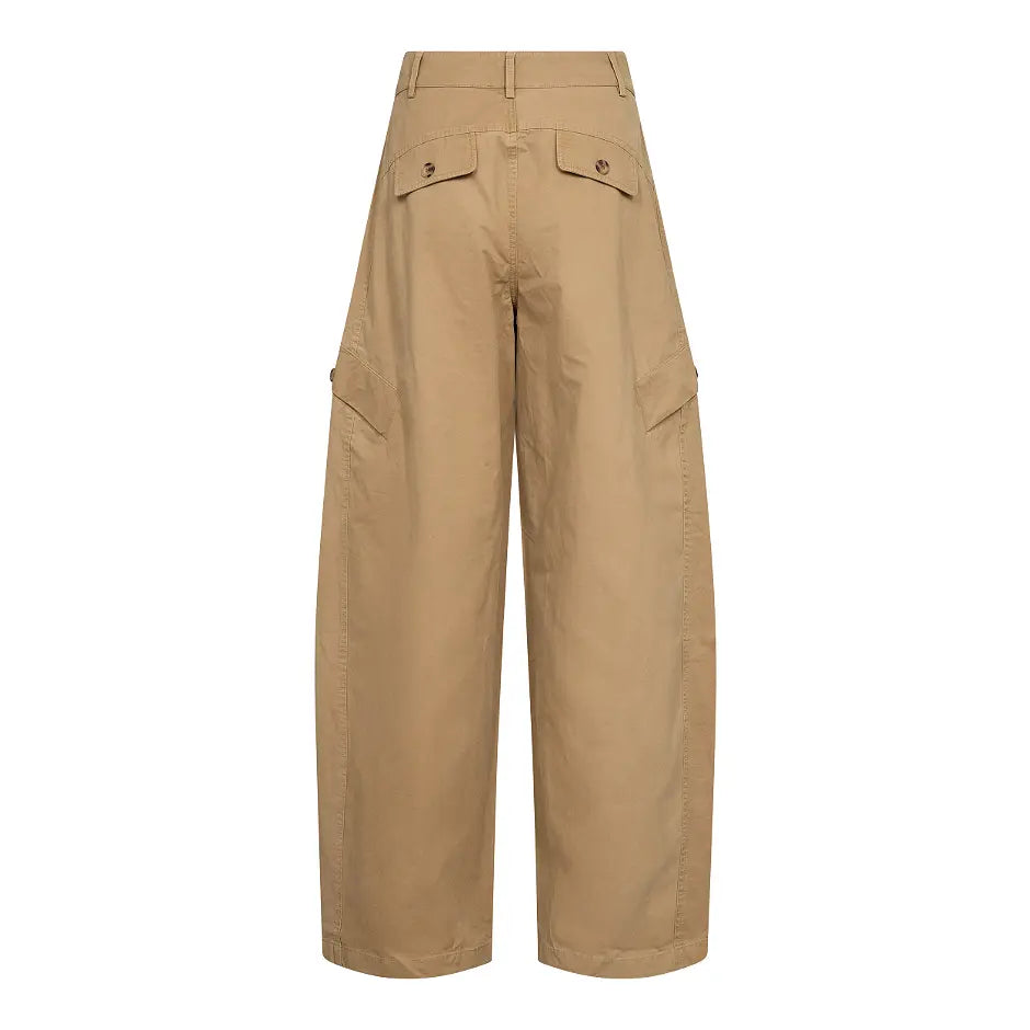 Co'Couture | EvelynCC Barrel Pant - Sand