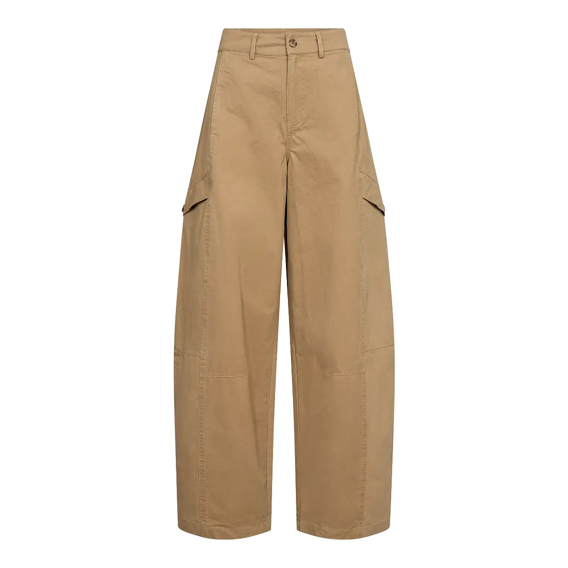Co'Couture | EvelynCC Barrel Pant - Sand