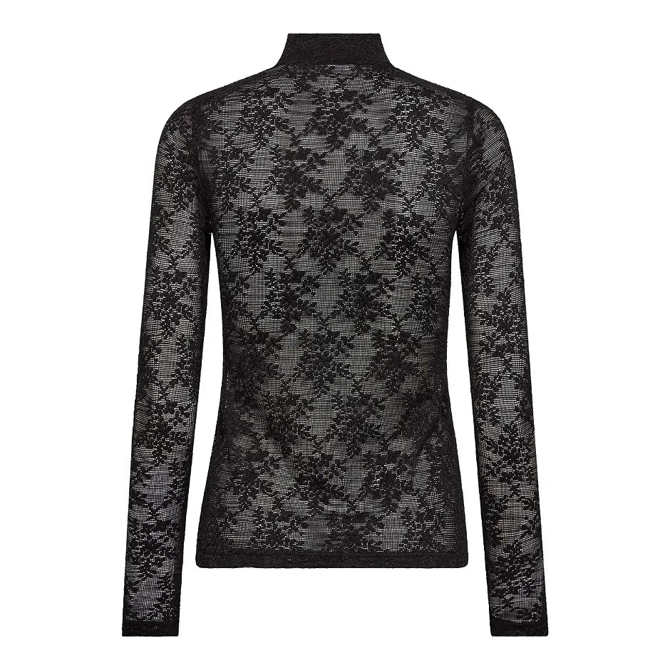 Co'Couture | BirtaCC Turtleneck Blouse - Black