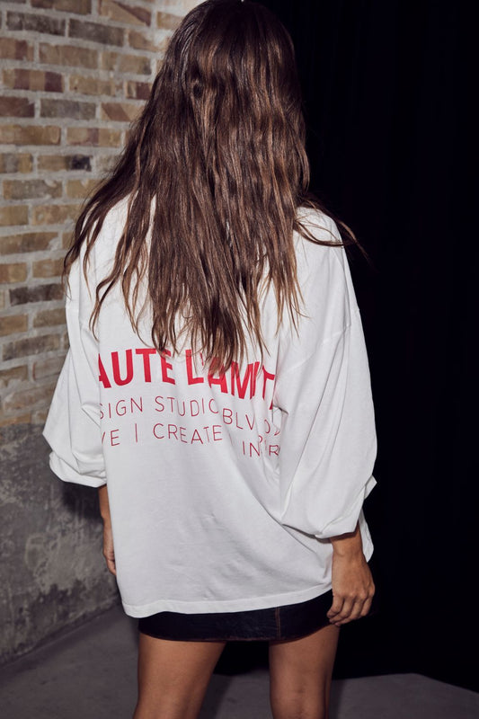 Haute L'Amitié | Studio LS Print Tee - Creme (HL10421)