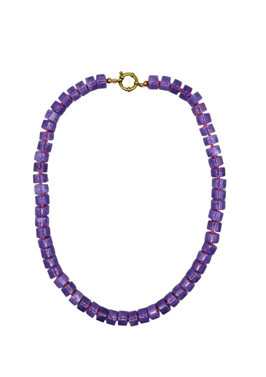 Bonnie Studios | Phil Amethyst Necklace - Paars