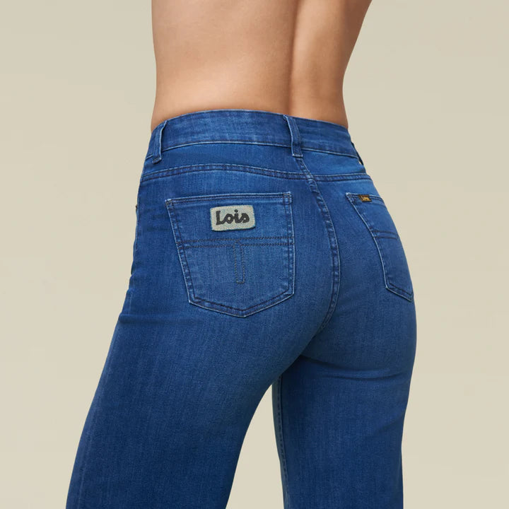 Lois Jeans | Palazzo Leia Teal - Medium Blue