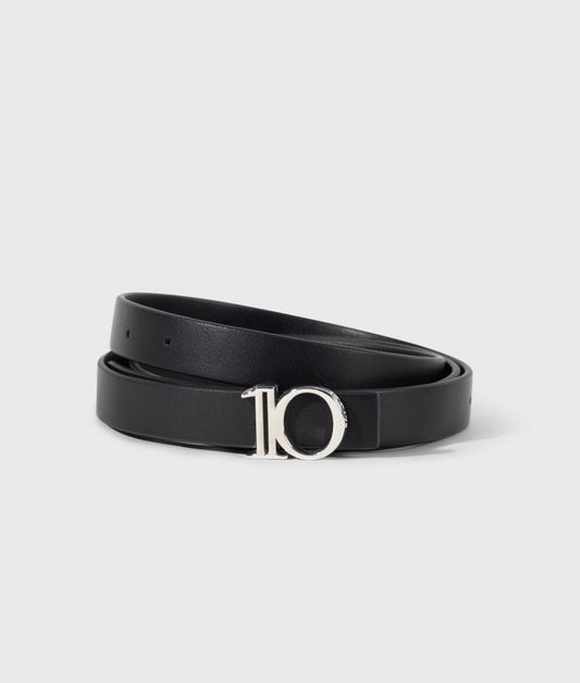 10DAYS | The Monogram Belt - Black