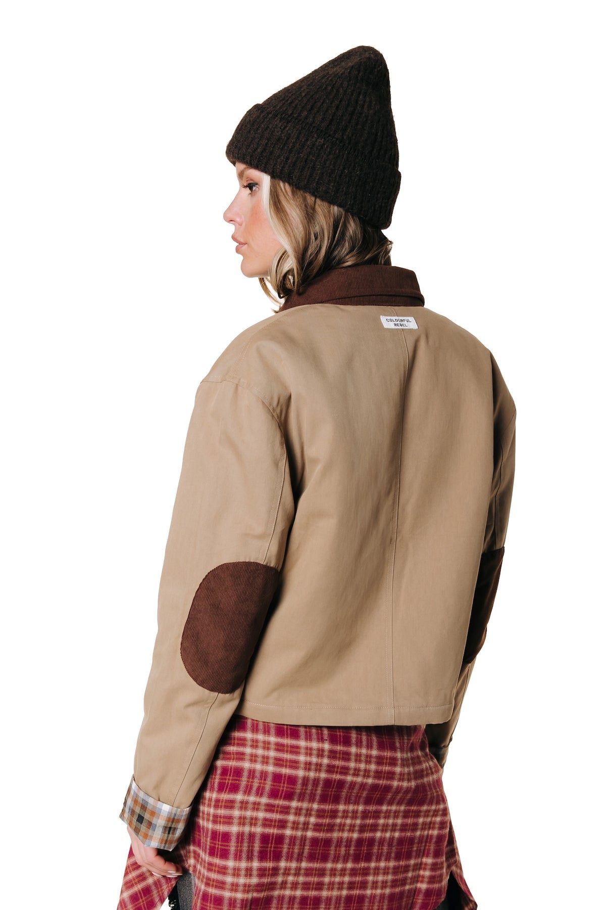 Colourful Rebel | Malou Twill Coach Jacket - Camel