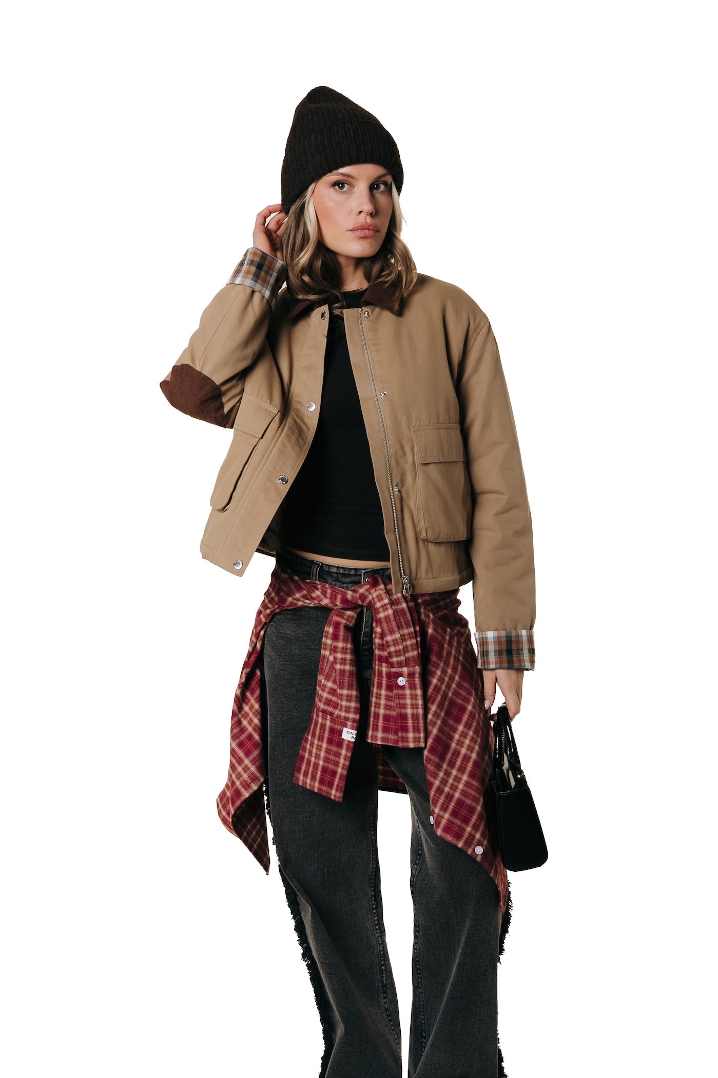 Colourful Rebel | Malou Twill Coach Jacket - Camel