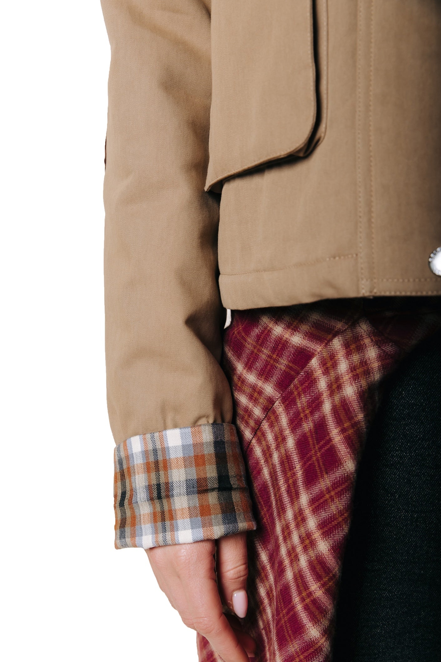 Colourful Rebel | Malou Twill Coach Jacket - Camel