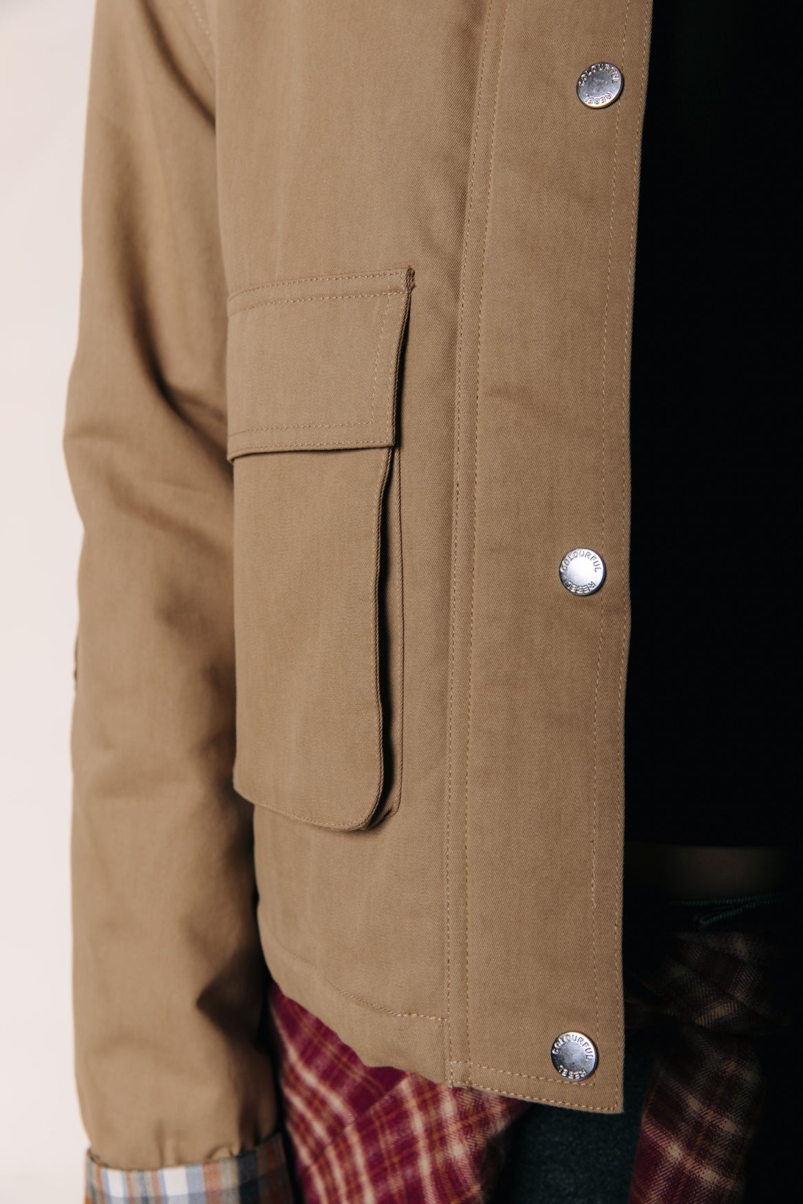 Colourful Rebel | Malou Twill Coach Jacket - Camel