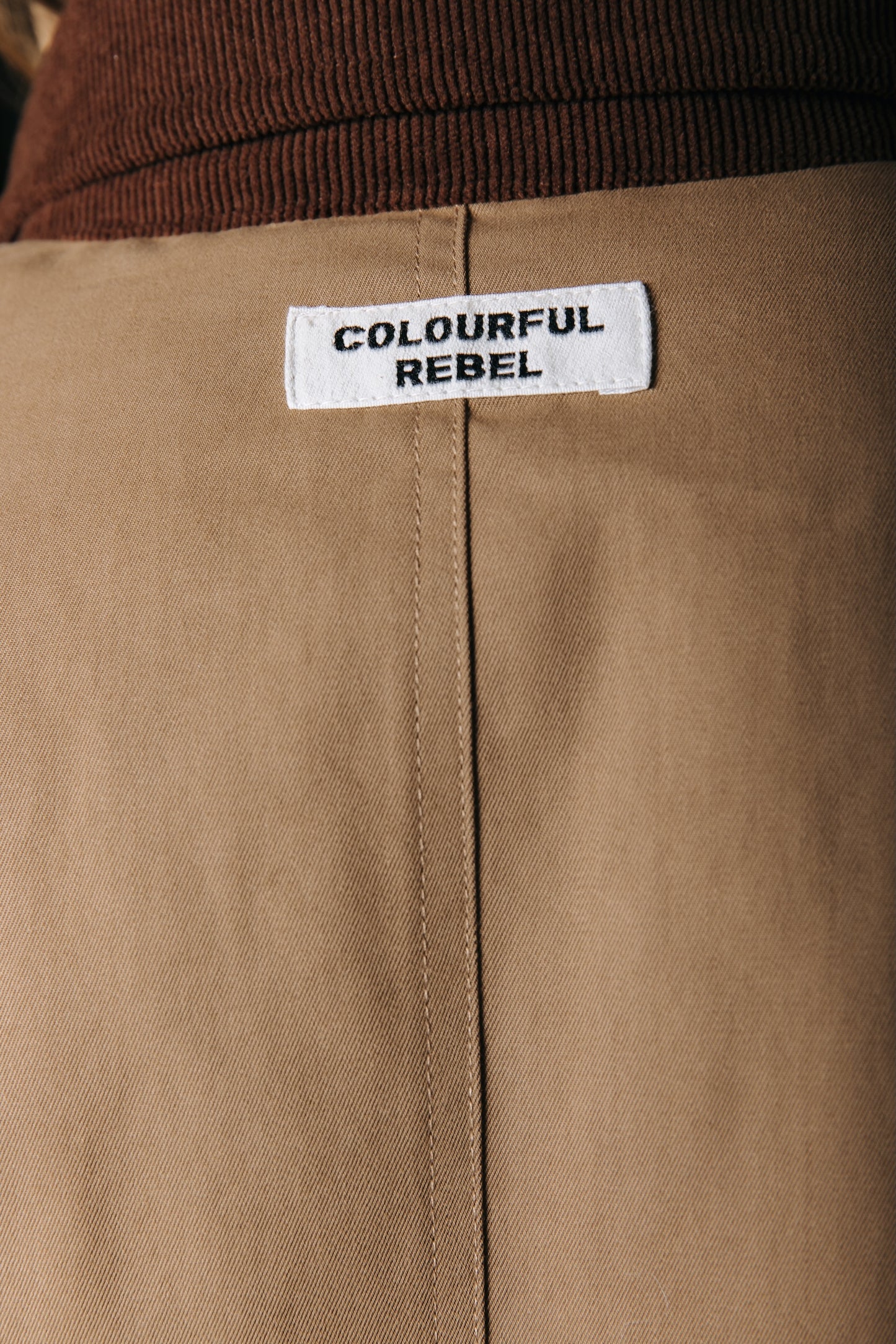 Colourful Rebel | Malou Twill Coach Jacket - Camel