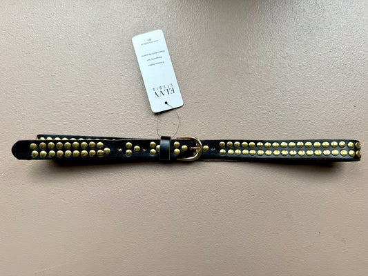 Elvy | Minnesota Studs Belt - Brown/Gold