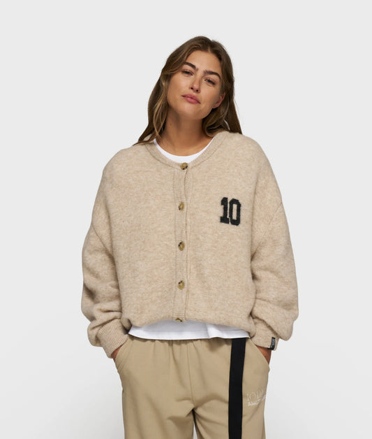 10Days | Soft Baseball Knit Cardigan - Earth (20-655-5203)