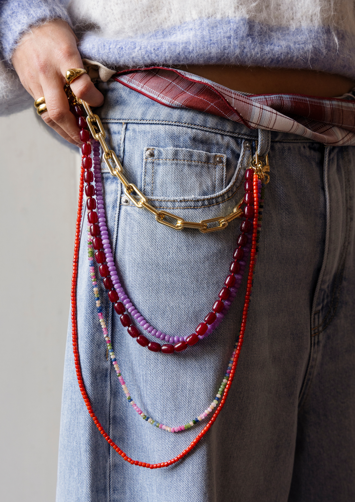 Bonnie Studios | Luc Mixed Necklace - Light