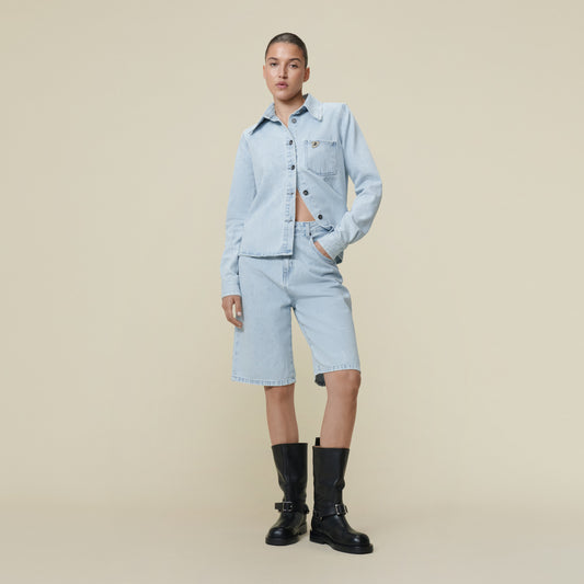 Lois | Camille Short - Snow Bleached (3320-7973)