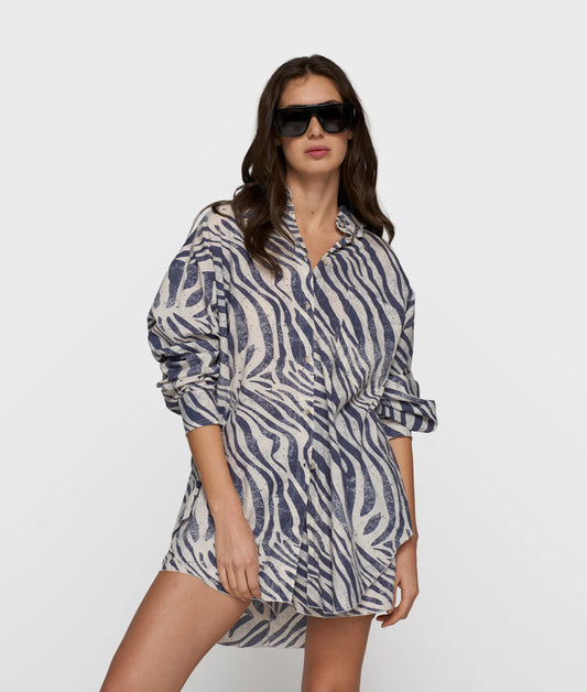 10DAYS | Blouse Zebra Voile - Light Vanilla (20-412-6202)