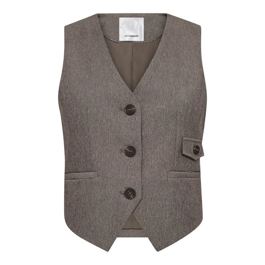 Co'Couture | NanaCC Tailor Vest - Mink (199-30304)