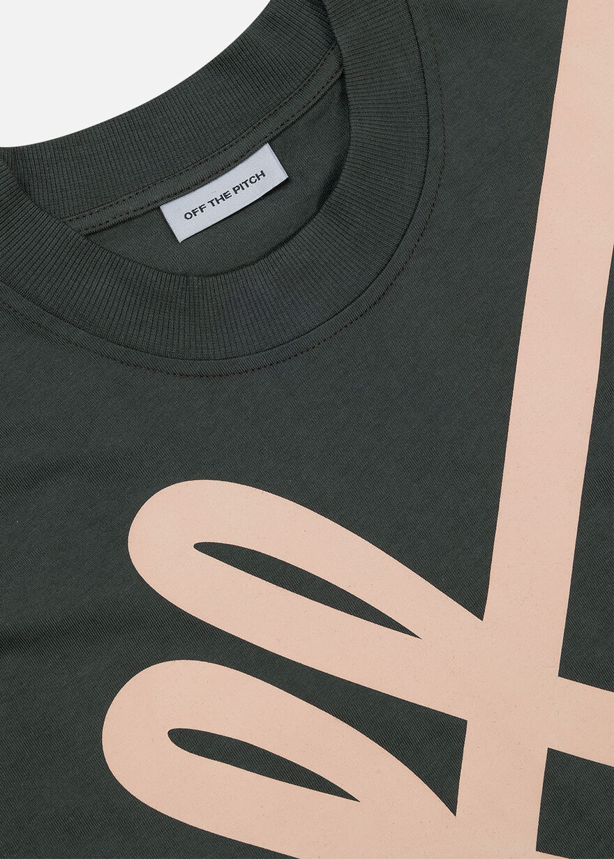 Off The Pitch | Direction Oversized Tee Unisex Forest Green