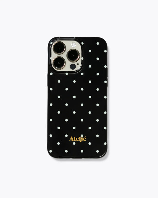Ateljé | Black Polkadot Case - No Rings