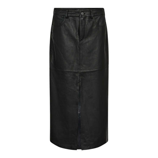 Co'couture | PhoebeCC Leather Slit Skirt