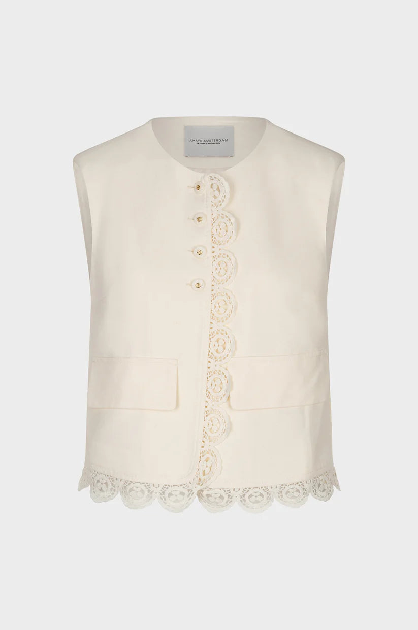 Amaya Amsterdam | Luma Gilet - Beige