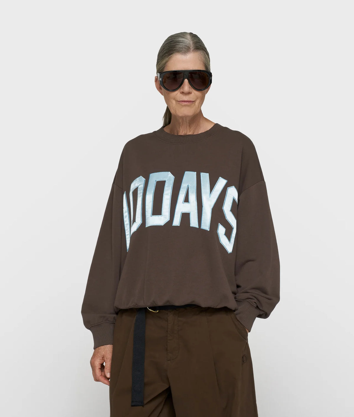 10DAYS | Baseball Sweater - Light Shiitake
