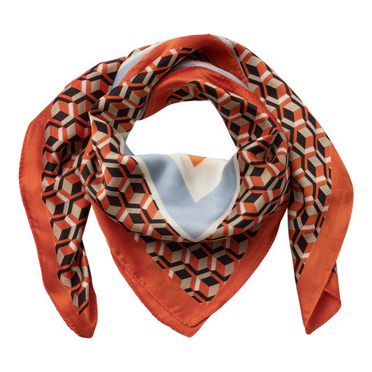 Co'Couture | GeoCC Leo Scarf – Orange 39023