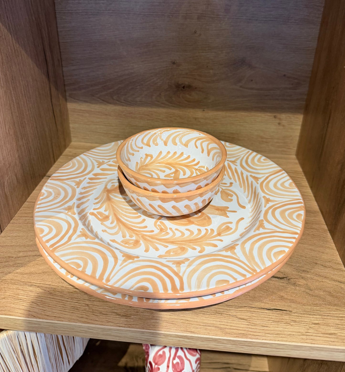 Lenta Living | Dinerbord Granada Pomegranate - Peach