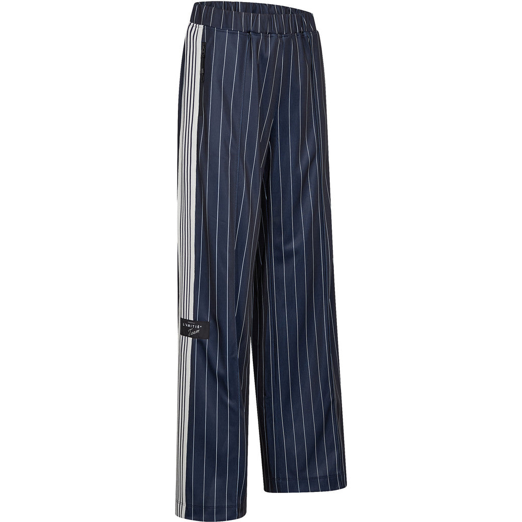 Haute L'Amitié | Baggy Pin Stripe Track Tall Pants - Navy (HL10493)
