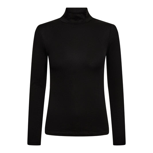 Haute L'Amitié | Lux Turtle Ls Tee - Black