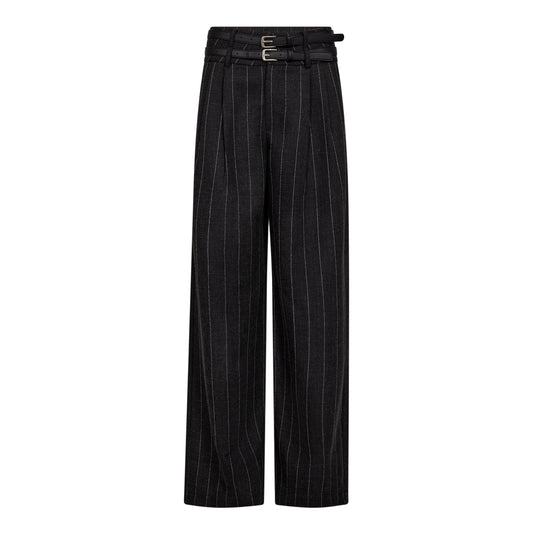 Haute L'Amitié | Ivanna Belt Tall Pant - Dark Grey
