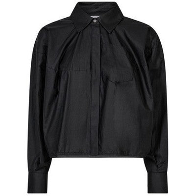 Haute L'Amitié | Sophie Din Coated Shirt - Black
