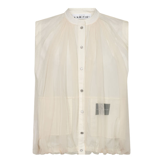 Haute L'Amitié | Ballet Logo Tech Vest - Almond