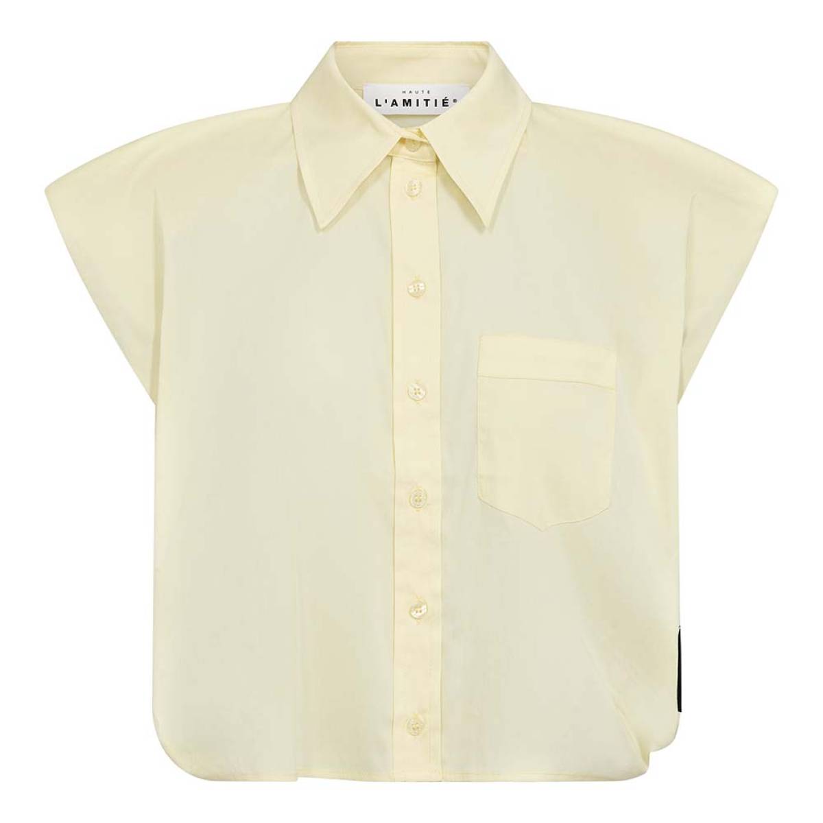 Haute l'Amitié | Dinnie NS Poplin Shirt - Pale Yellow (HL10846)