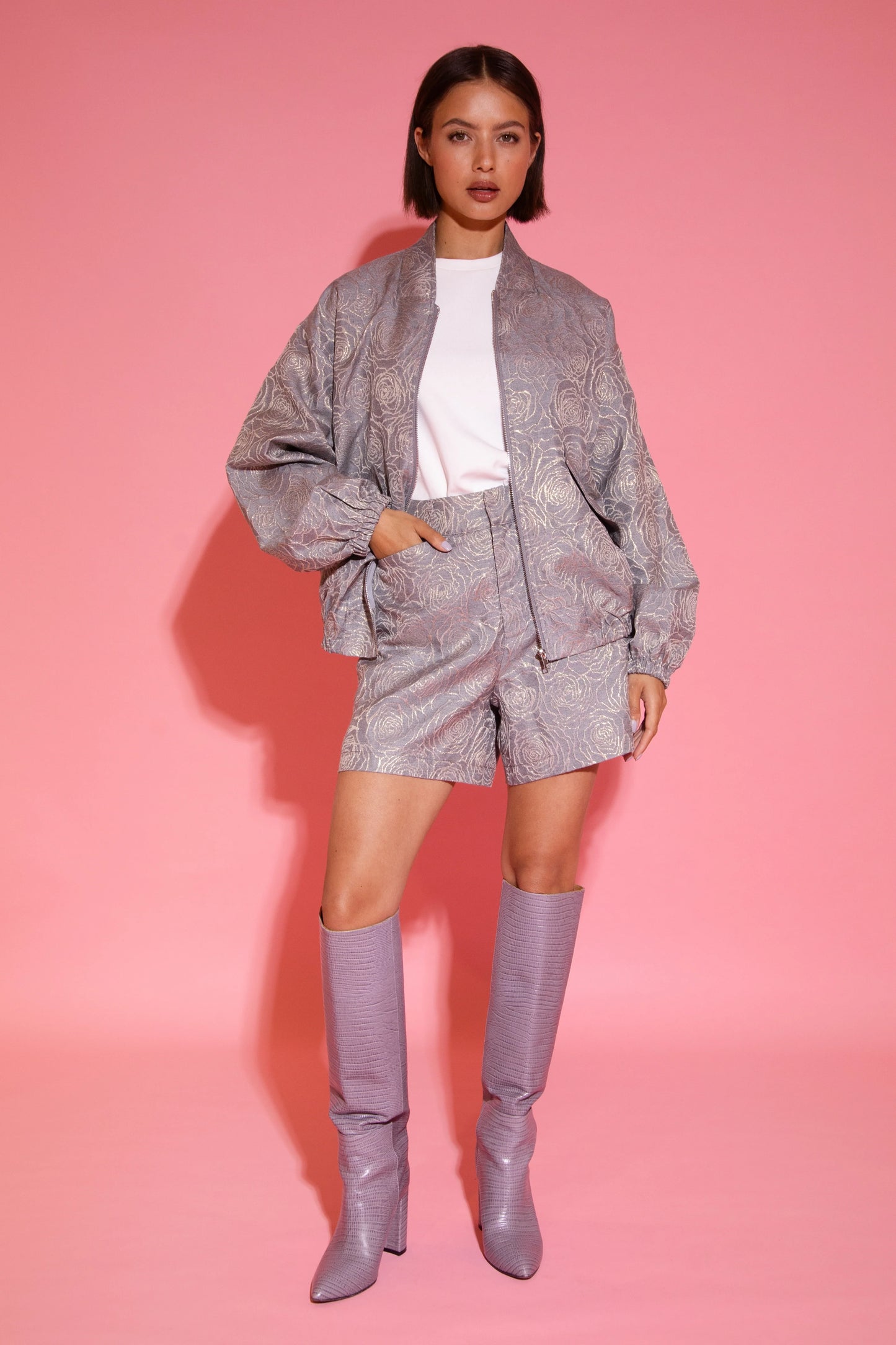 Studio Amaya | Miss Congeniality Short - Grey