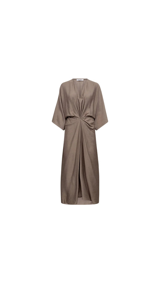 Co'Couture | HeraCC Knot Dress - Walnut