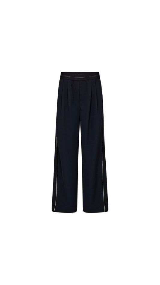 Co'couture | AminaCC Split Panel LL Pant - Navy (41027)