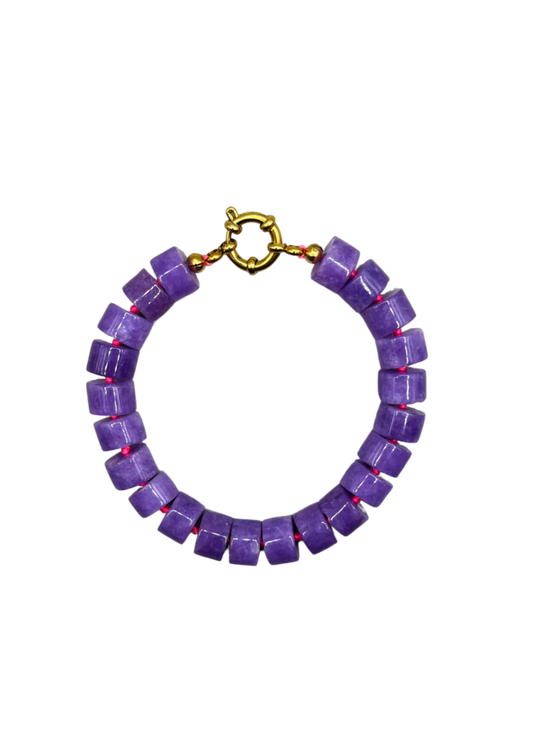 Bonnie Studios | Phil Amethyst Bracelet - Paars