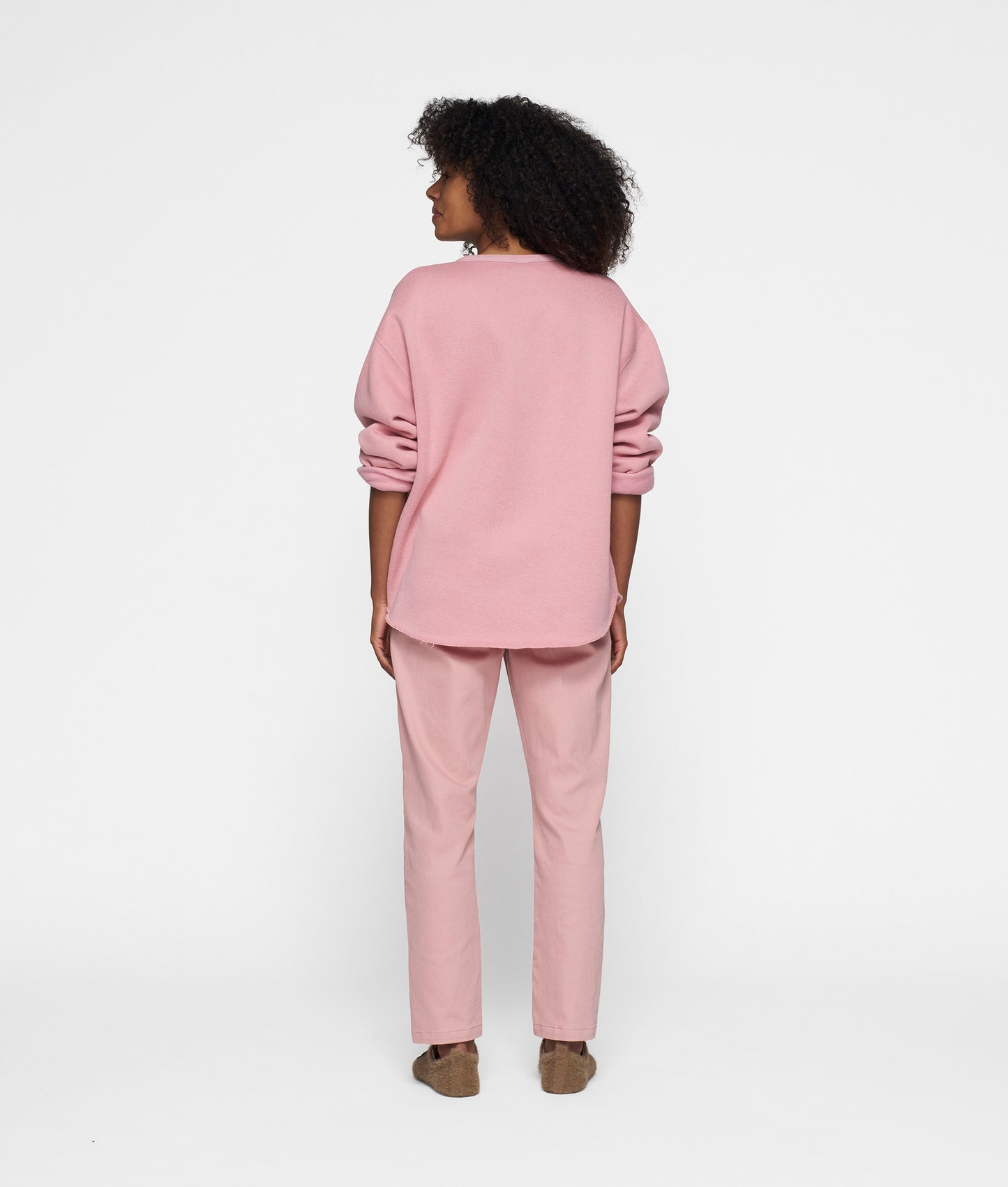 10Days | Raw Edge Statement Sweater - Raspberry (20-811-5201)