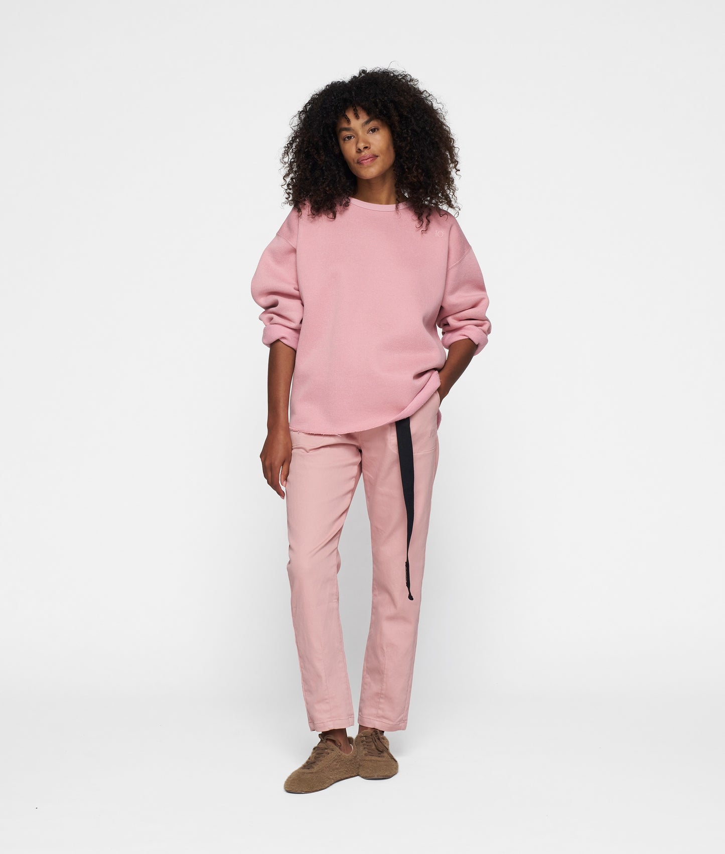 10Days | Raw Edge Statement Sweater - Raspberry (20-811-5201)