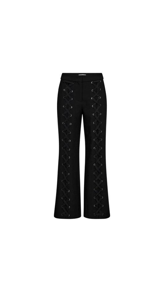 Co’Couture | Volacc Eyelet LL Pant - Black (31602)