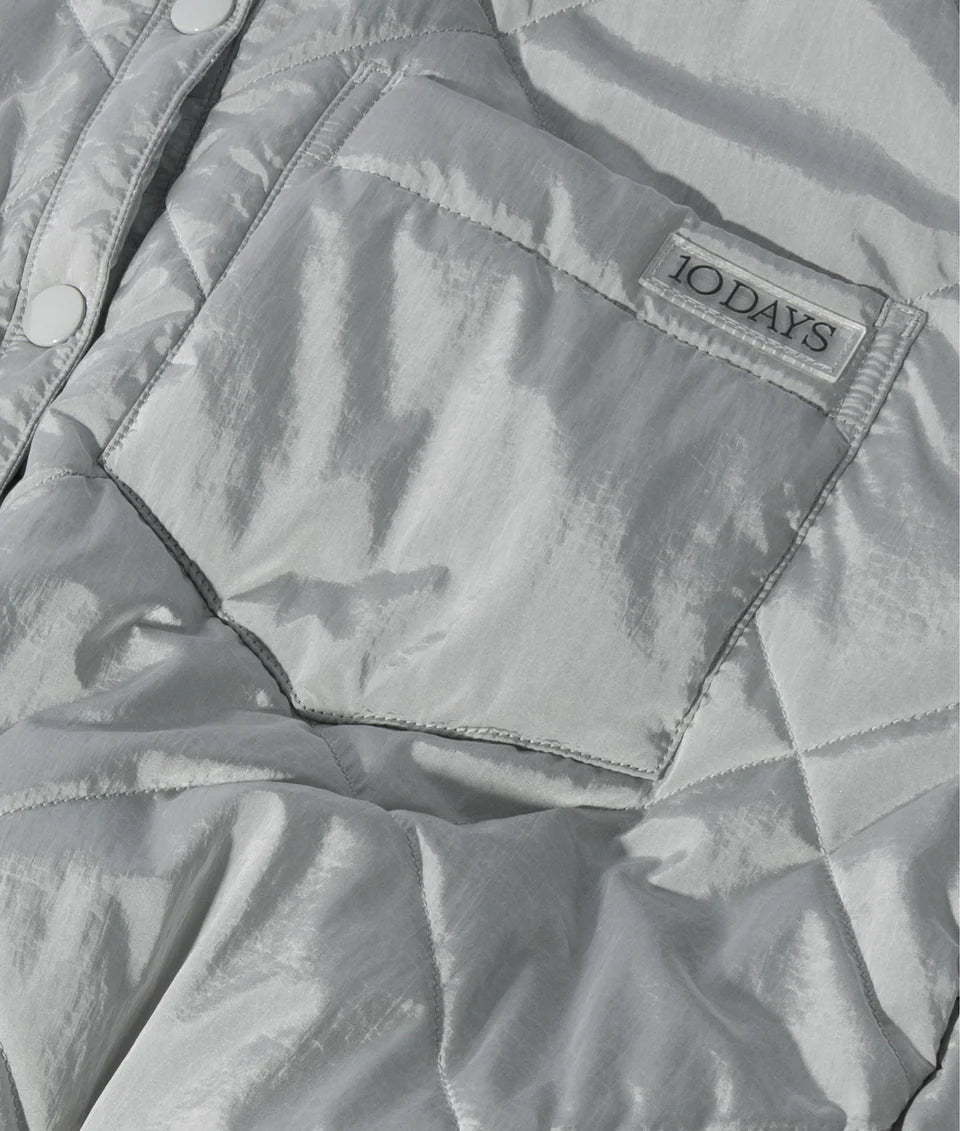 10Days | Padded Jacket - Light Graphite (20-575-6201)