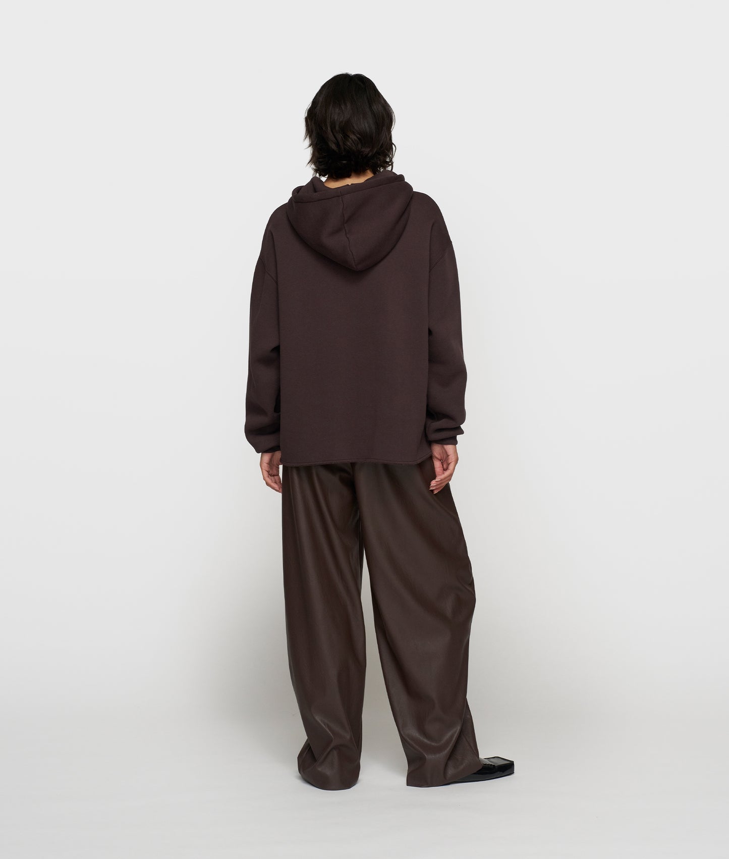 10Days | Statement Hoodie Embro - Deep Wine (20-805-5204)